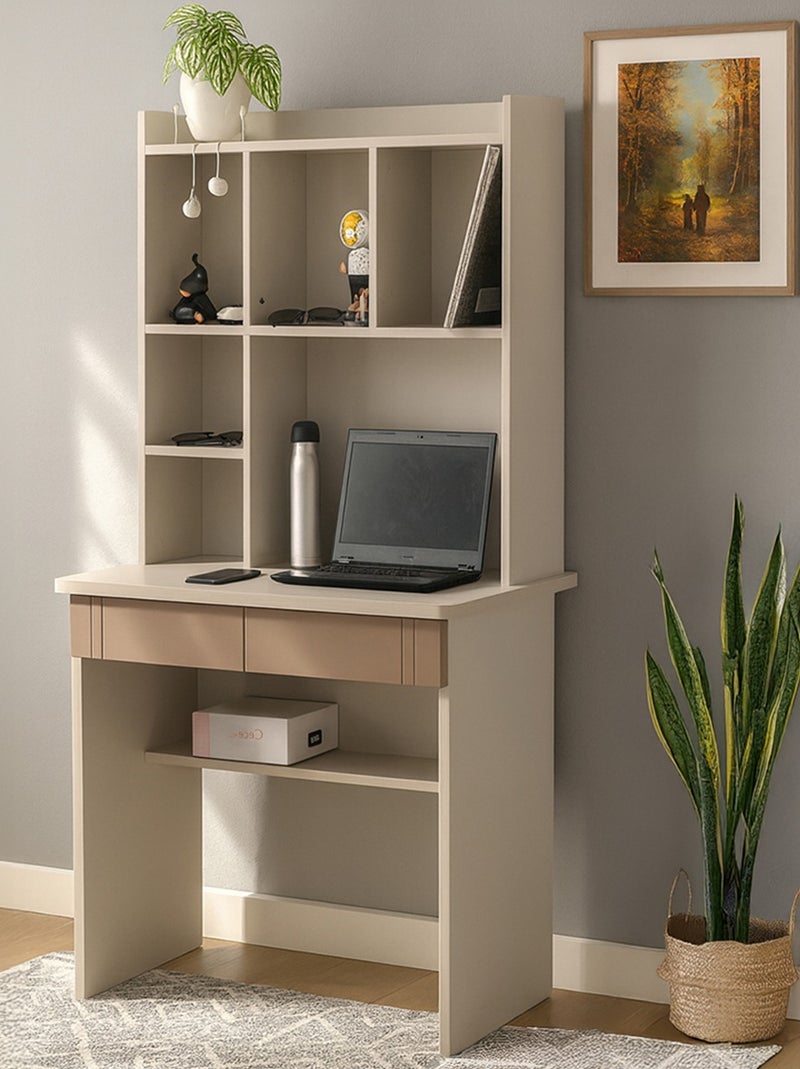 Royaloak Marco Computer Table, Engineered Wood, Melamine Finish, Drawer Storage, Telescopic Channel, Ample Storage, Spacious Legroom, Office Computer Table, Desktop Computer Table, Computer Desk - Image 1